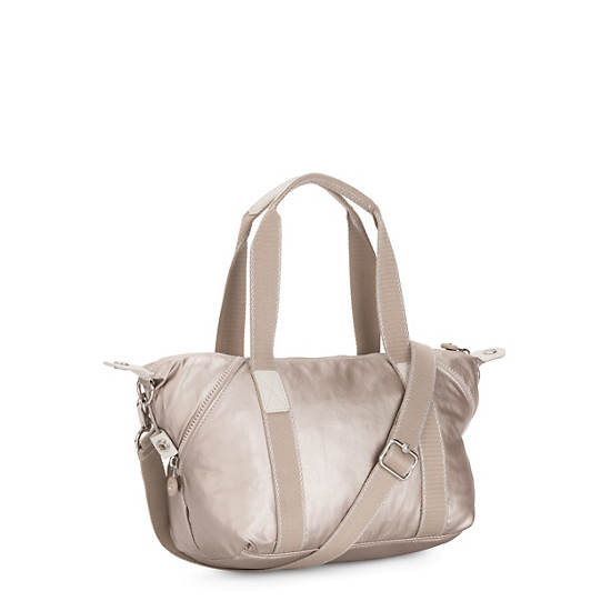 Kipling Art Mini Metallic Schoudertassen Beige | België 1833AH